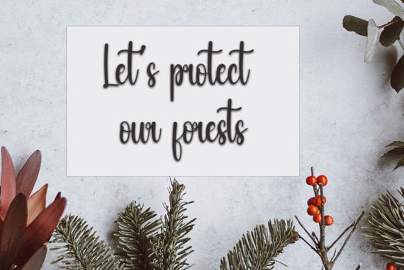 Junglesurf Font PNG with transparent background - Preview 1