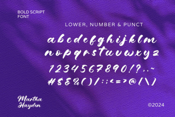Martha Hayden Font PNG with transparent background - Preview 5