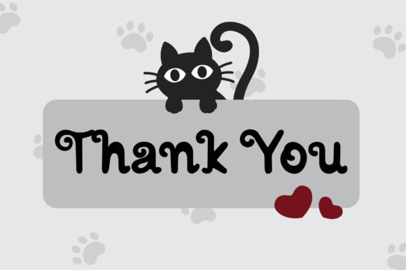 Meow Meow Font PNG with transparent background - Preview 5