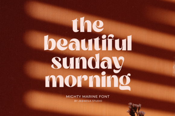 Mighty Marine Font PNG with transparent background - Preview 6