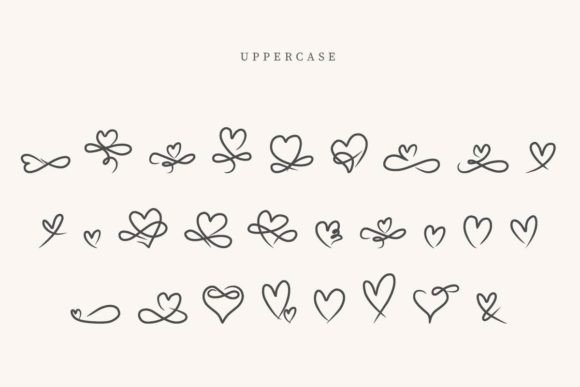 Nurse Hearth Font PNG with transparent background - Preview 1