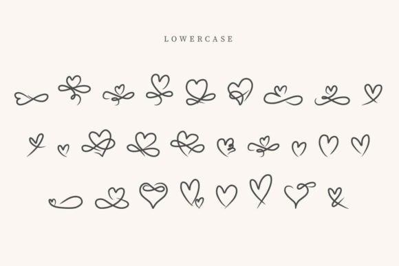 Nurse Hearth Font PNG with transparent background - Preview 2