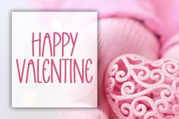 Pink Sample Font PNG with transparent background - Preview 3