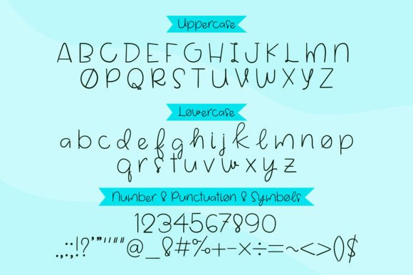 Rollerpop Font PNG with transparent background - Preview 1