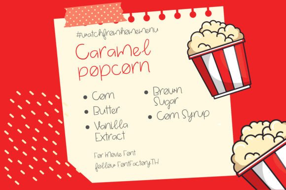 Rollerpop Font PNG with transparent background - Preview 2
