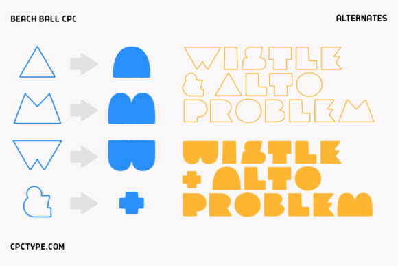Beach Ball CPC Font - Preview 3