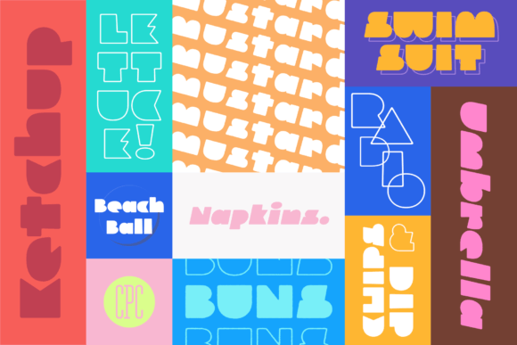 Beach Ball CPC Font - Preview 4