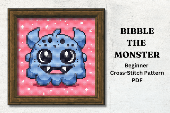 Bibble the Kawaii Monster Pattern 2