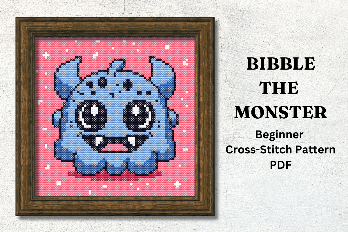 Bibble the Kawaii Monster Pattern 2