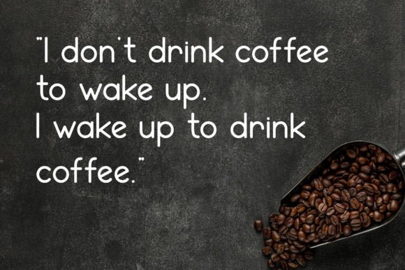 Black Coffee Font - Preview 3