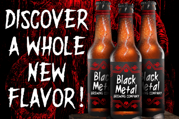 Black Metal Goat Font - Preview 1