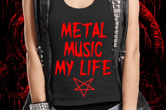 Black Metal Goat Font - Preview 2