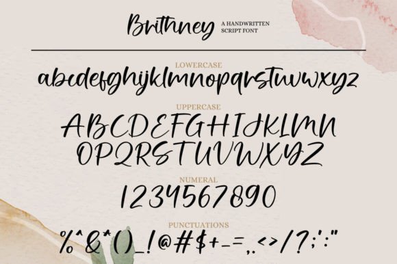 Brithney Cookies Font PNG with transparent background - Preview 6