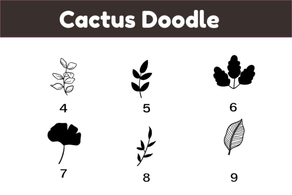 Cactus Doodle Font - Preview 3