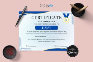 Certificate Template of Appreciation Graphic by SnapyBiz · Creative Fabrica