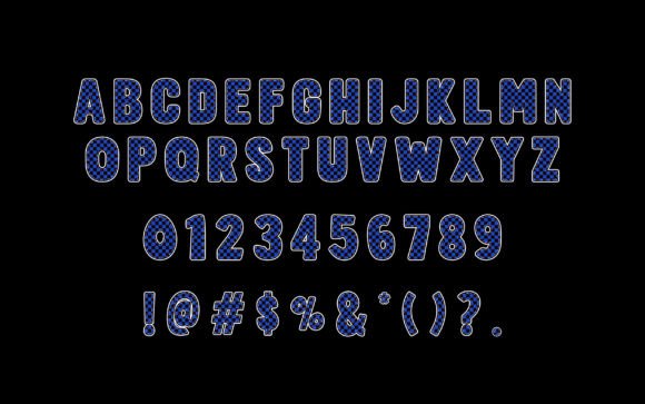 Checkered Army Font - Preview 4