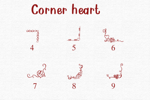 Corner Heart Font - Preview 3