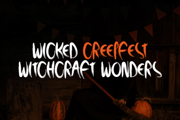 Creepfest Font PNG with transparent background - Preview 3
