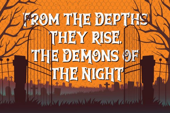 Demonic Hostel Font - Preview 2
