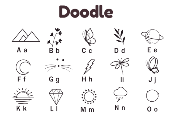 Doodle Font - Preview 1