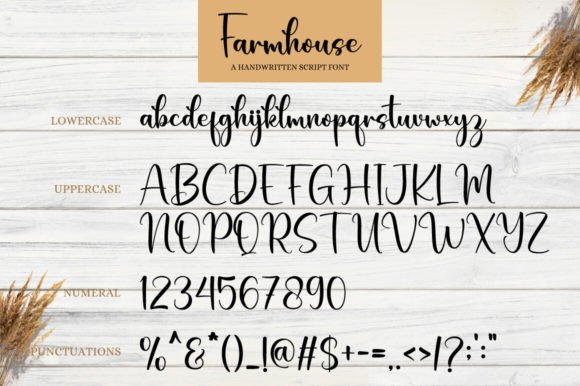 Farmhouse Font - Preview 6