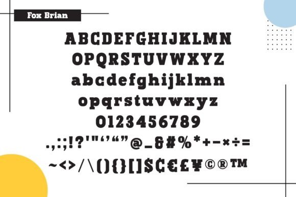 Fox Brian Font - Preview 6