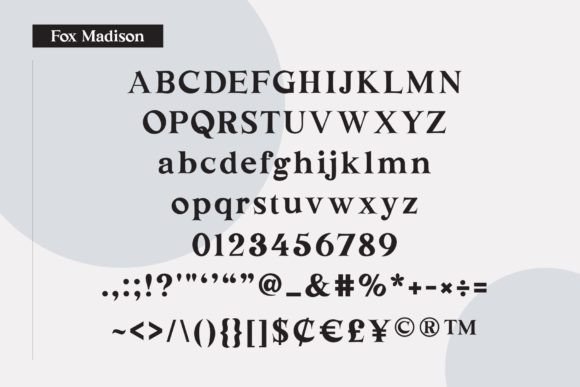 Fox Madison Font - Preview 6