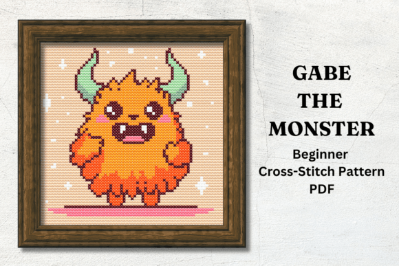 Gabe the Kawaii Monster Pattern 4
