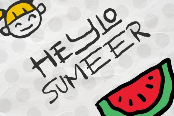 Ganas Juice Font PNG with transparent background - Preview 1