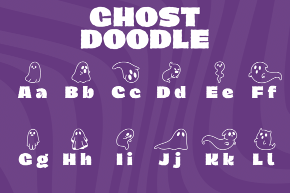 Ghost Doodle Font - Preview 1