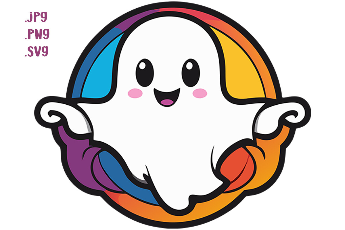Ghost Graphic by Joanna Redesiuk · Creative Fabrica