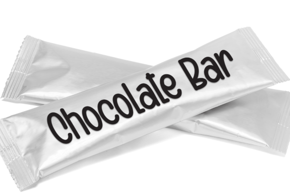 Glossy Kitchen Font PNG with transparent background - Preview 3