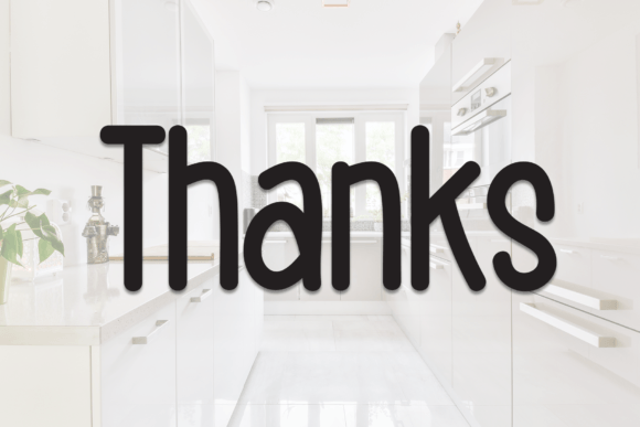 Glossy Kitchen Font PNG with transparent background - Preview 6