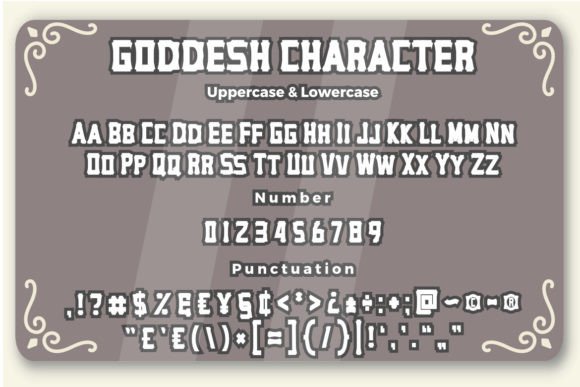 Goddesh Font - Preview 3