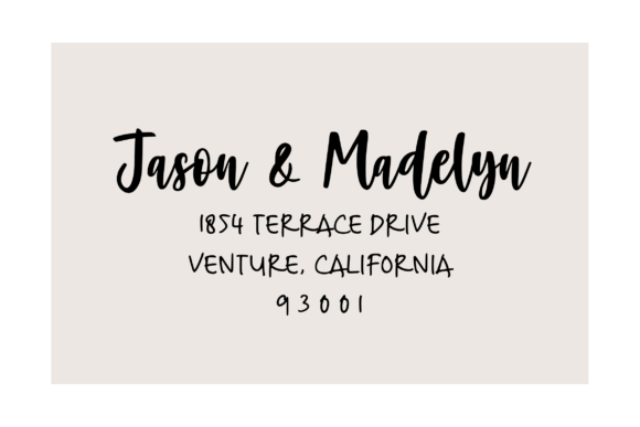 July Second Font PNG with transparent background - Preview 5