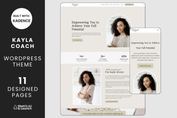 Kayla Coaching WordPress Theme Kadence
