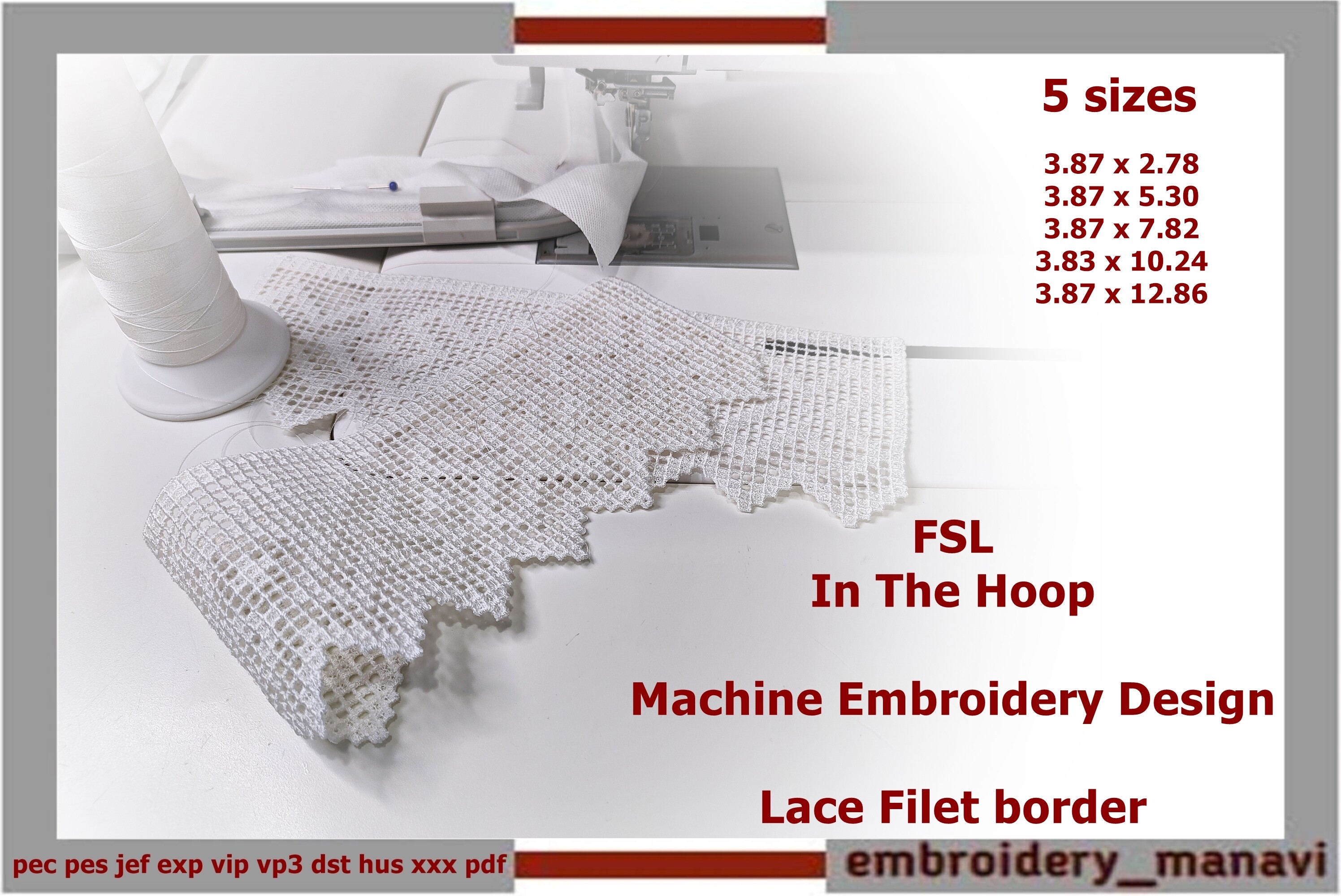 Lace Filet Border