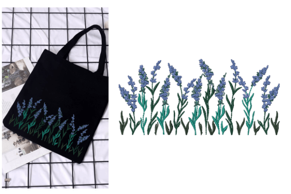 Lavender Border