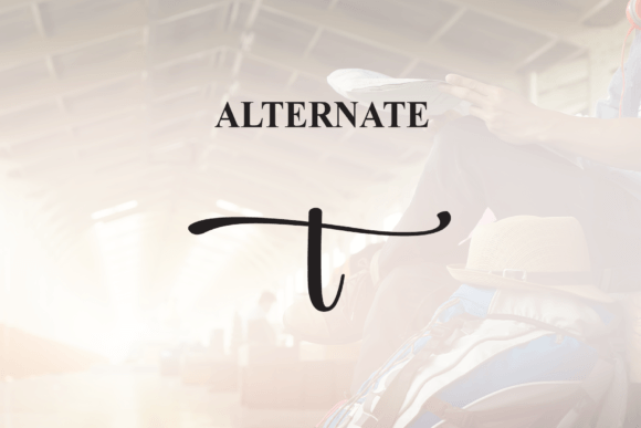 Longtime Font PNG with transparent background - Preview 6