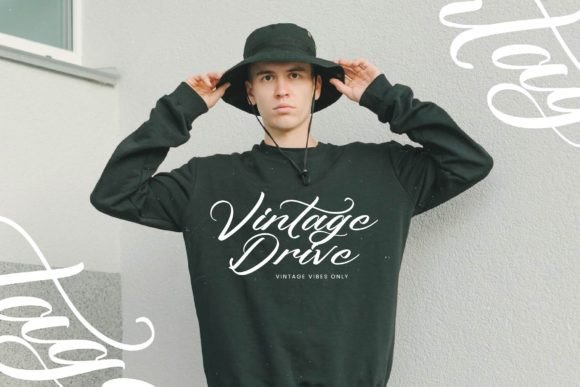 Machine Vintage Font PNG with transparent background - Preview 6