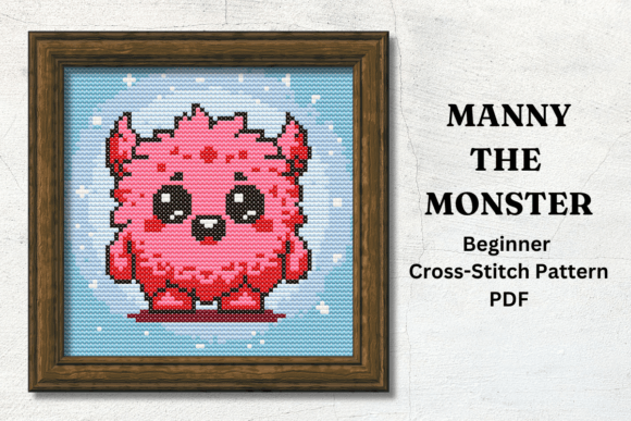 Manny the Kawaii Monster Pattern 3