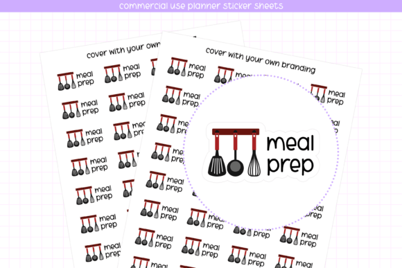 Meal Prep Planner Stickers