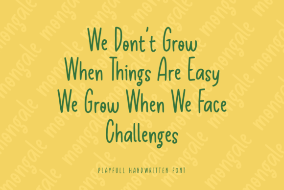 Mongale Font PNG with transparent background - Preview 5