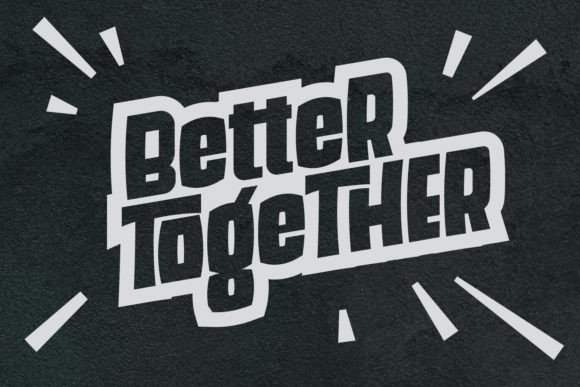 Over Thinking Font PNG with transparent background - Preview 4