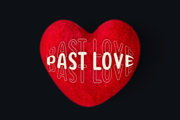 Past Love Font PNG with transparent background - Preview 3