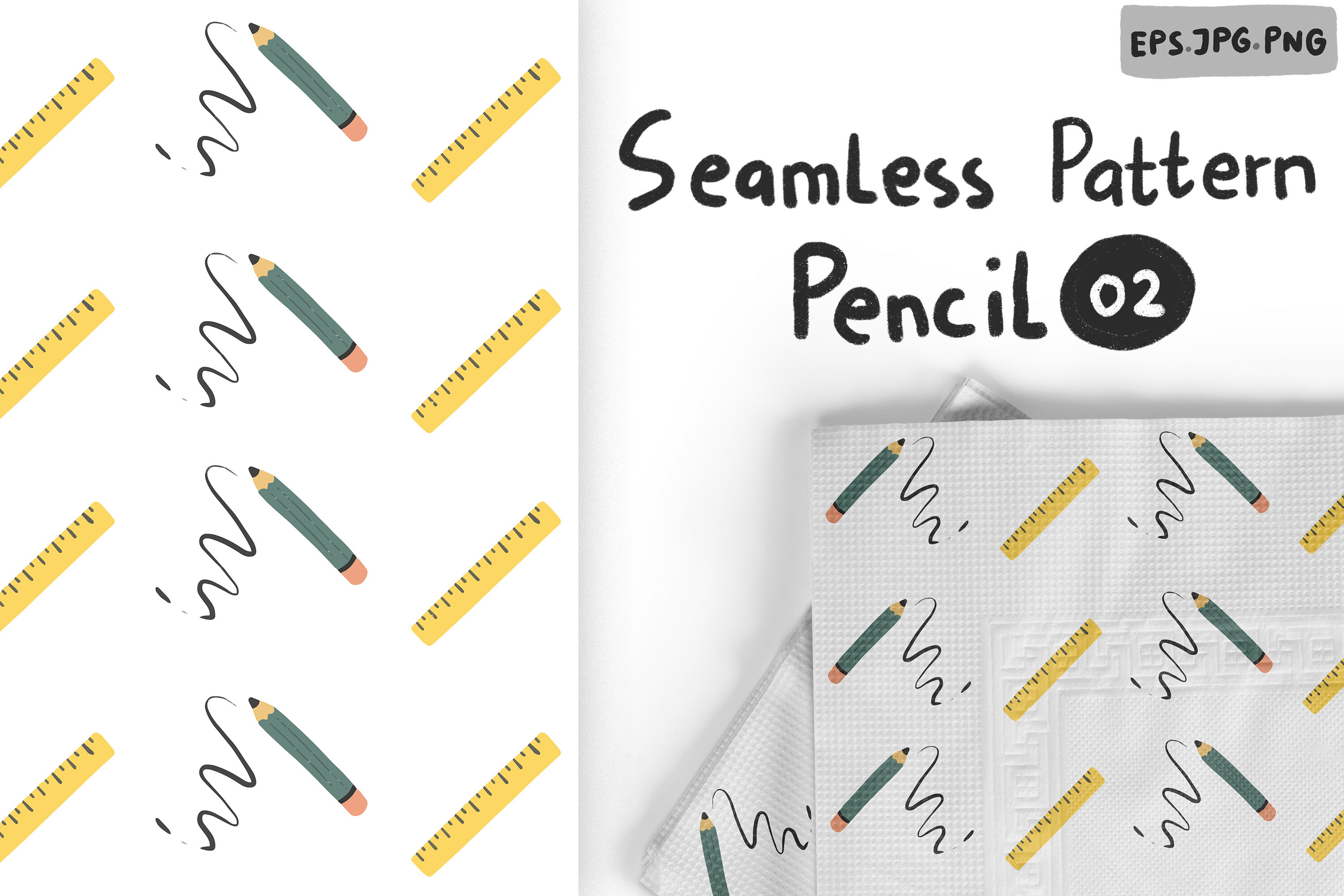 Pattern Pencil Style Pencil Seamless Pattern Vol 02 Graphic by Rizka Nurfazrina · Creative ...