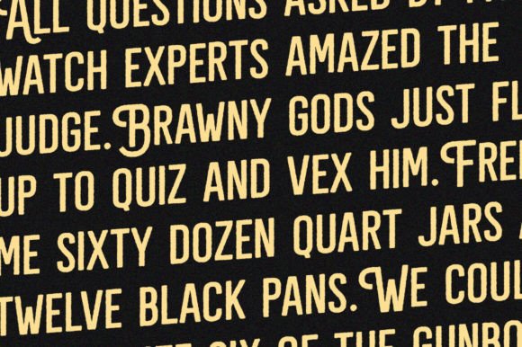 Rostary Font PNG with transparent background - Preview 6