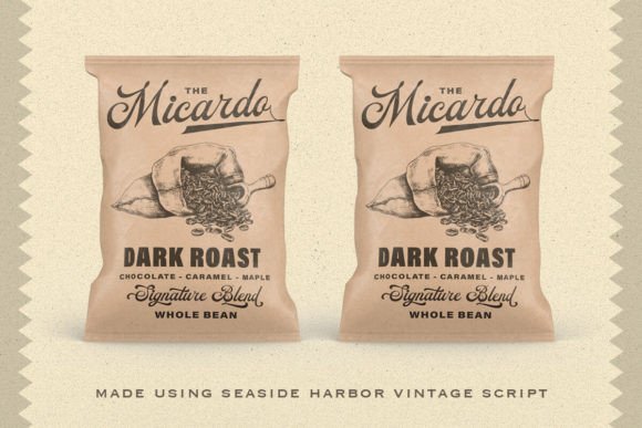 Seaside Harbor Font PNG with transparent background - Preview 6
