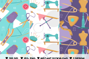 Sewing Seamless Pattern Graphic by DesignScape Arts · Creative Fabrica