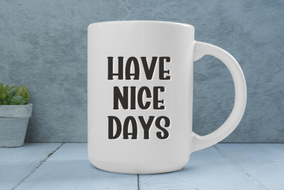 Simple Vintage Font PNG with transparent background - Preview 2